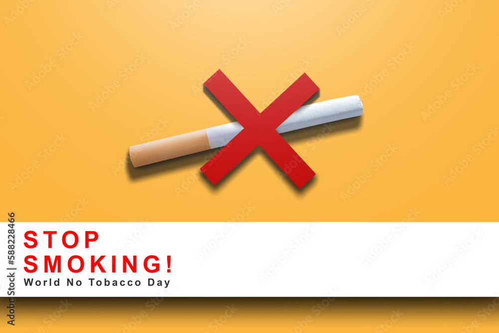 Obraz premium World No Tobacco Day