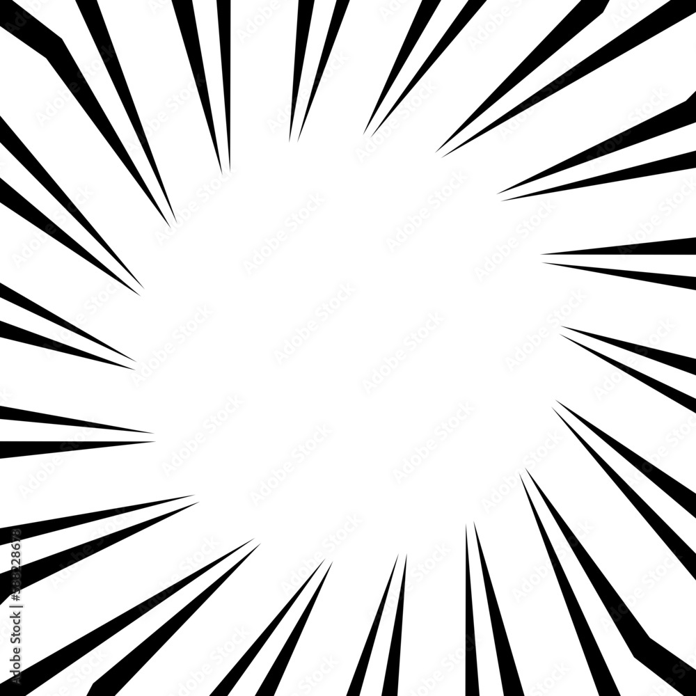 Obraz premium Comic Action Speed Frame