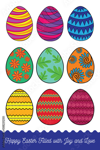 Happy Ester day concept design of illustration. Little rabbit in an egg.