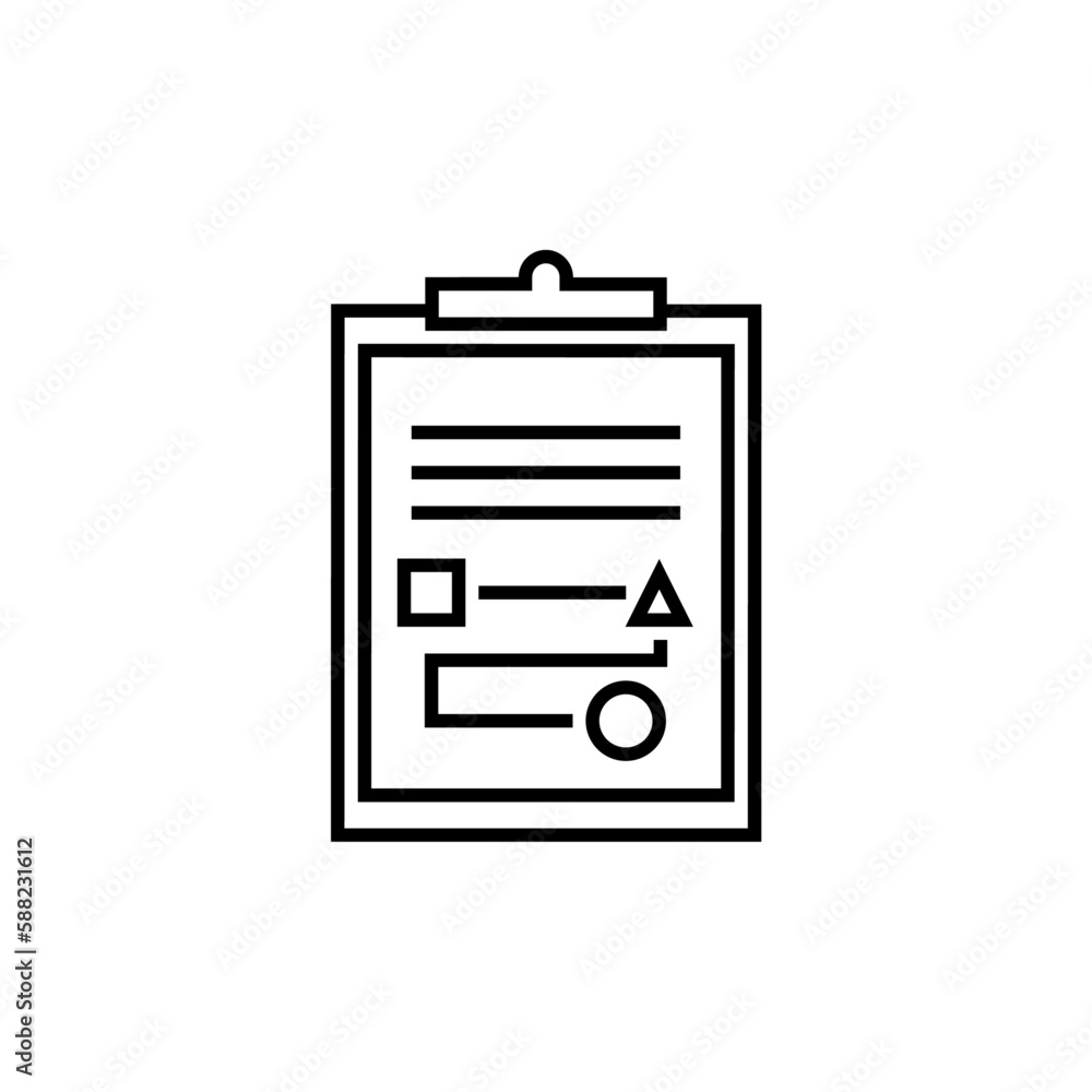Planning Teamwork and Management icon with black outline style. strategy, schedule, target, process, paper, goal, report. Vector illustration Planning Teamwork and Management icon with black outline style. strategy, schedule, target, process, paper, goal, report. Vector illustration