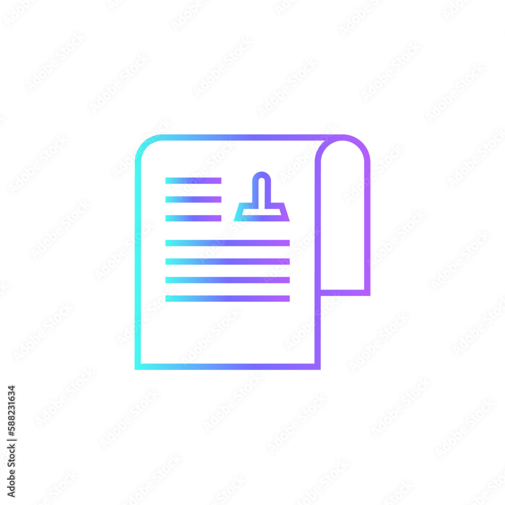Agreement Teamwork and Management icon with blue duotone style. partnership, team, cooperation, contract, document, communication, application. Vector illustration Agreement Teamwork and Management icon with blue duotone style. partnership, team, cooperation, contract, document, communication, application. Vector illustration