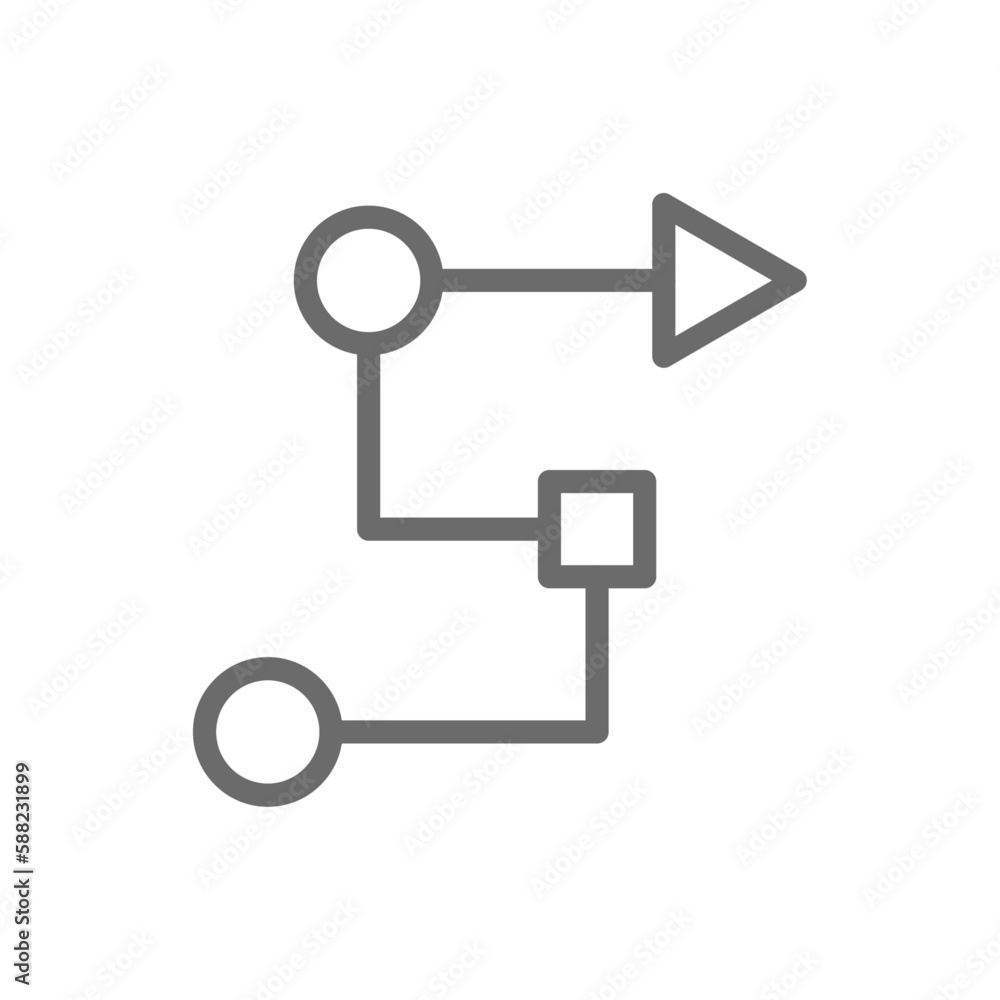 Milestone Teamwork and Management icon with black outline style. pointer, goal, marker, achievement, report, concept, schedule. Vector illustration Milestone Teamwork and Management icon with black outline style. pointer, goal, marker, achievement, report, concept, schedule. Vector illustration