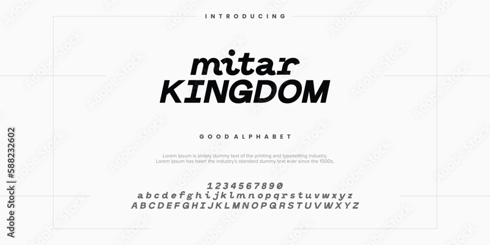 Modern abstract digital alphabet font. Minimal technology typography, Creative urban sport fashion futuristic font and with numbers. vector illustration Modern abstract digital alphabet font. Minimal technology typography, Creative urban sport fashion futuristic font and with numbers. vector illustration
