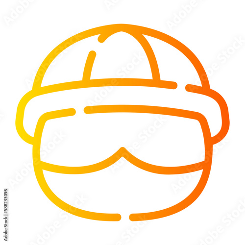 robber gradient icon