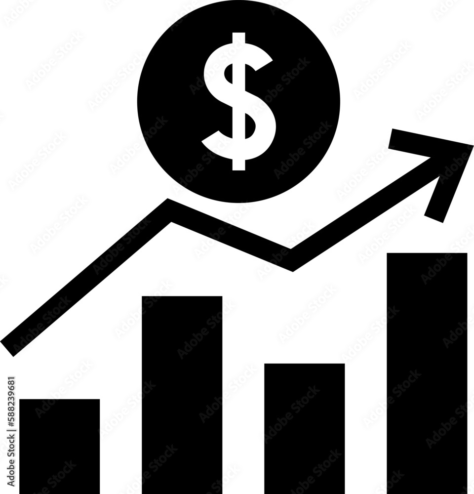Cost reduction. Cost increase icon. Price reduced, discount icon. Financial vector illustration. Cost reduction. Cost increase icon. Price reduced, discount icon. Financial vector illustration.