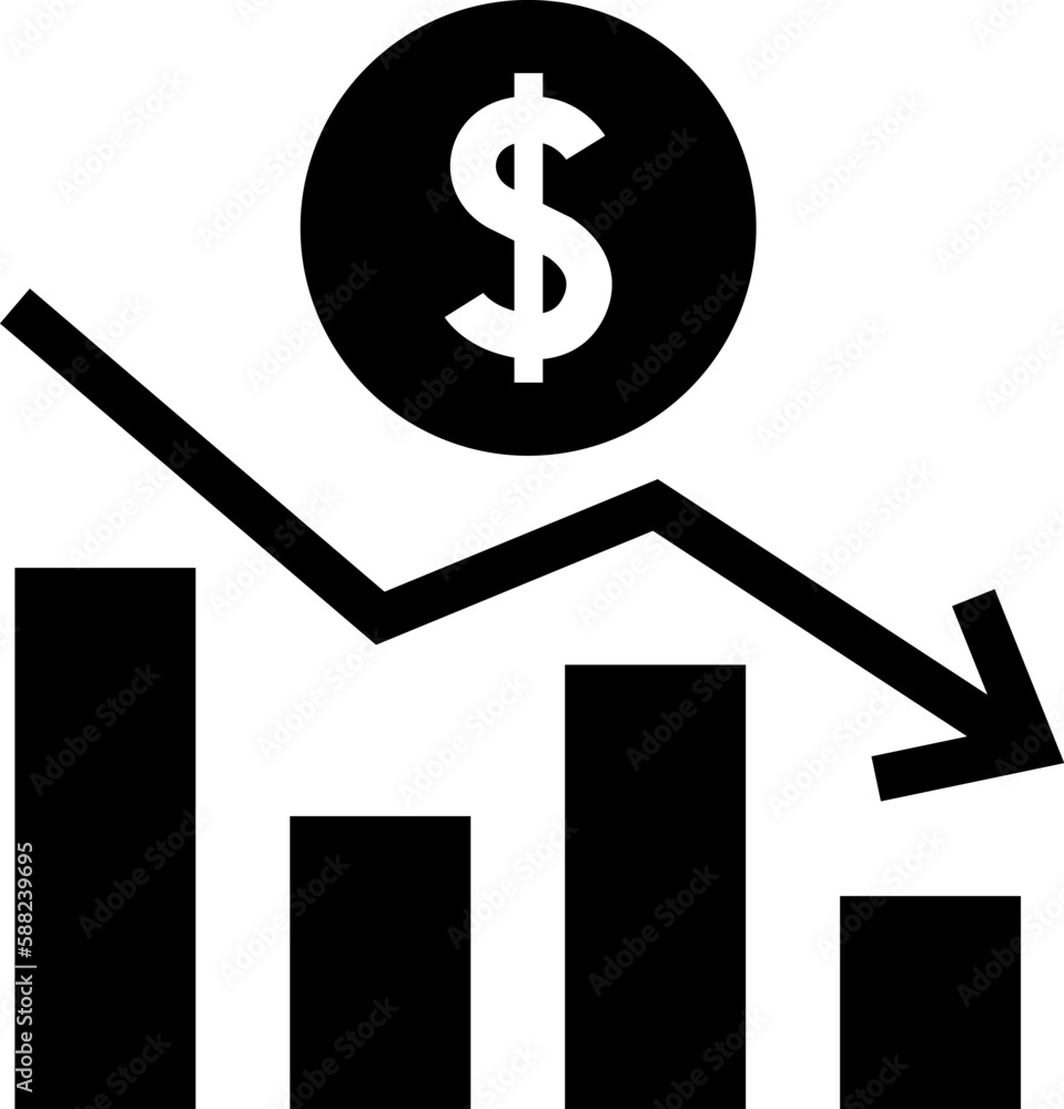 Cost reduction. Cost increase icon. Price reduced, discount icon. Financial vector illustration. Cost reduction. Cost increase icon. Price reduced, discount icon. Financial vector illustration.