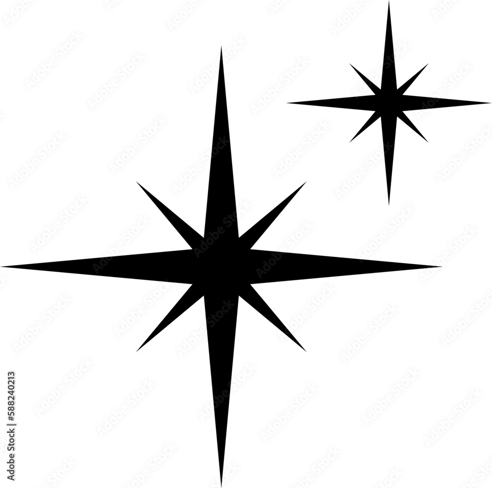 Star icon. Shiny and sparkle pictogram, blink glitter and glowing symbol. Vector night sky decorative boho elements isolated. Star icon. Shiny and sparkle pictogram, blink glitter and glowing symbol. Vector night sky decorative boho elements isolated.