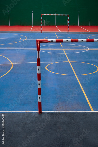 old street soccer goal sports equipment © Ismael