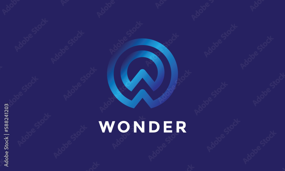 Logo vector minimalist design semi circle creative innovative symbol industrial technology concept Logo vector minimalist design semi circle creative innovative symbol industrial technology concept