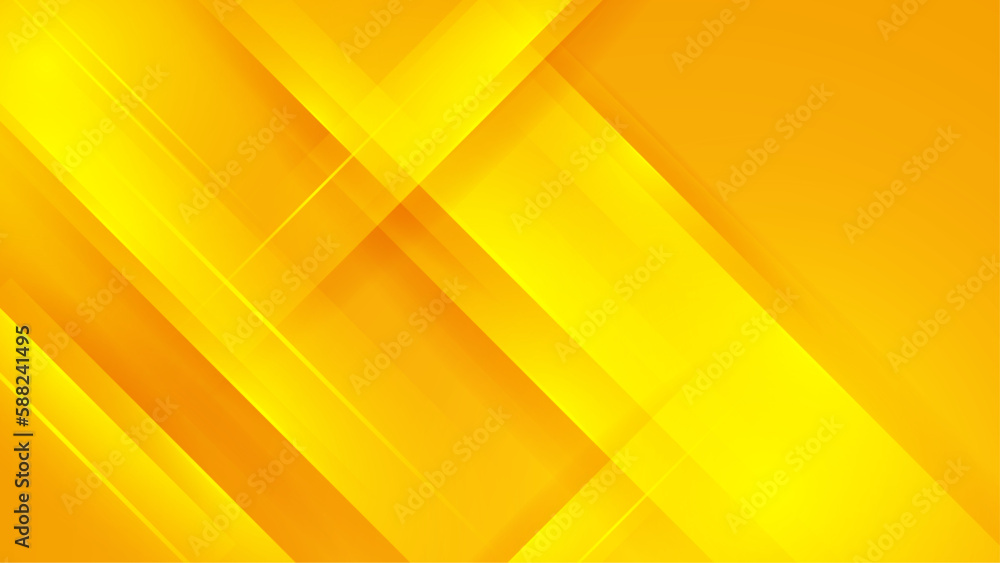elegant waves and lines wallpaper in yellow gradient background