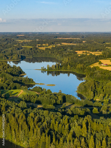 Wallpaper Mural Latvian countryside, Lake Volksna(Olksnas) in Latgale. Torontodigital.ca