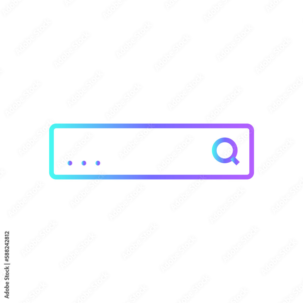 Search Engine Marketing icon with blue duotone style. internet, interface, bar, engine, browser, button, navigation. Vector illustration Search Engine Marketing icon with blue duotone style. internet, interface, bar, engine, browser, button, navigation. Vector illustration