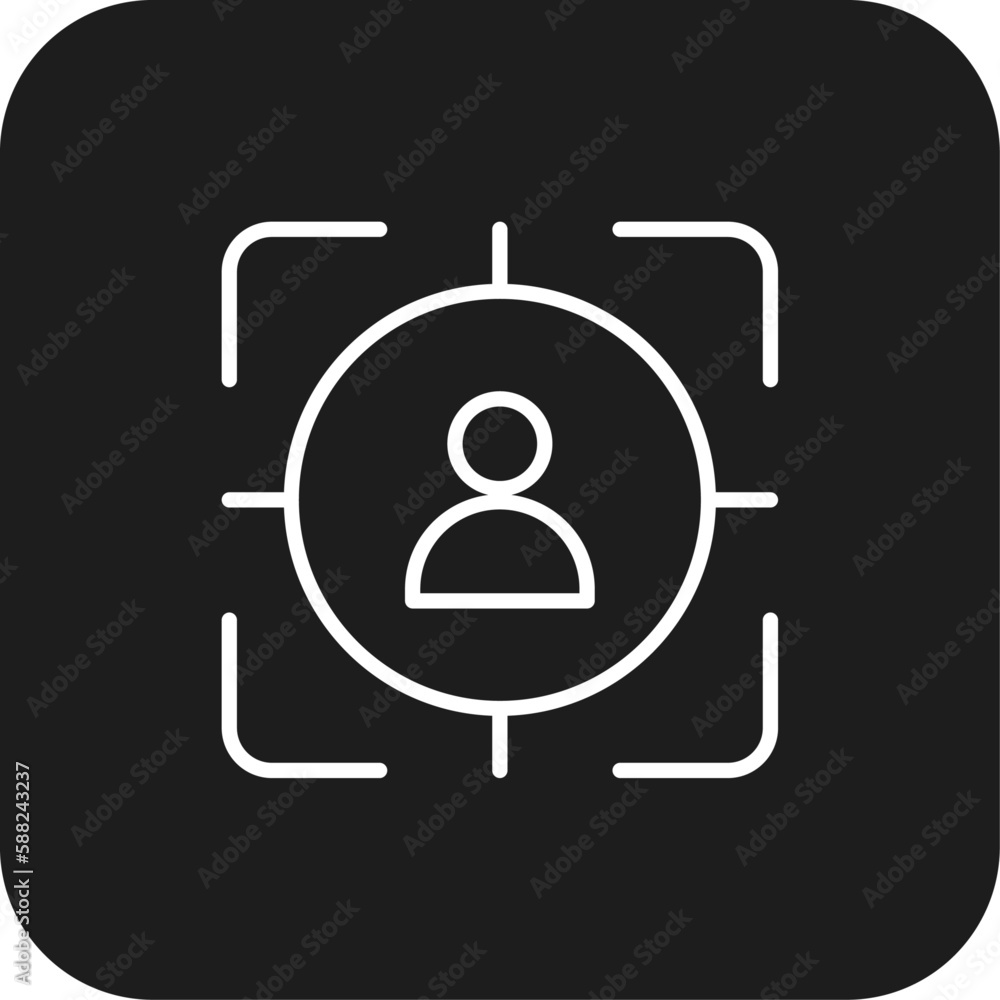 Target audience Marketing icon with black filled line style. seo, social, media, strategy, search, optimization, goal. Vector illustration Target audience Marketing icon with black filled line style. seo, social, media, strategy, search, optimization, goal. Vector illustration