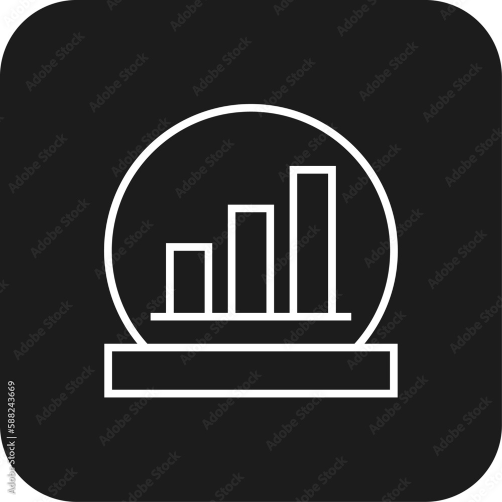 Prediction Data analysis icon with black filled line style. analysis, analytics, information, prediction, research, statistics, growth. Vector illustration Prediction Data analysis icon with black filled line style. analysis, analytics, information, prediction, research, statistics, growth. Vector illustration