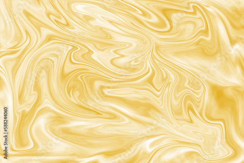abstract background of colorful liquid liner Yellow. Abstract texture of liquid.