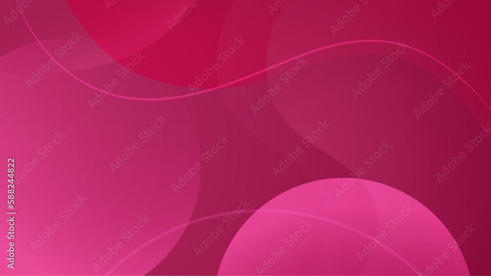 Dynamic abstract background. Gradient color with dots and wavy shape.