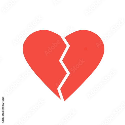 heart break icon, break up icon, sad icon, broken heart icon