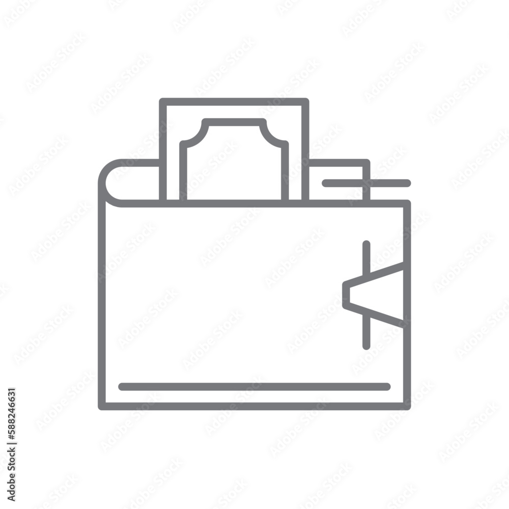 Payment E-Commers icon with black outline style. finance, cash, dollar, credit, wallet, financial, pay. Vector illustration Payment E-Commers icon with black outline style. finance, cash, dollar, credit, wallet, financial, pay. Vector illustration
