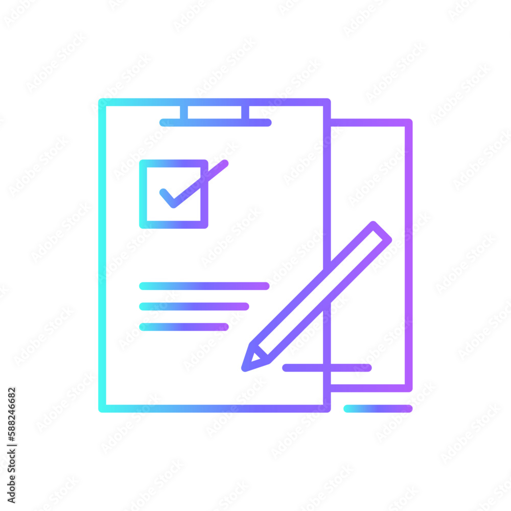 Wishlist E-Commers icon with blue duotone style. list, store, shop, commerce, cart, add, trolley. Vector illustration Wishlist E-Commers icon with blue duotone style. list, store, shop, commerce, cart, add, trolley. Vector illustration