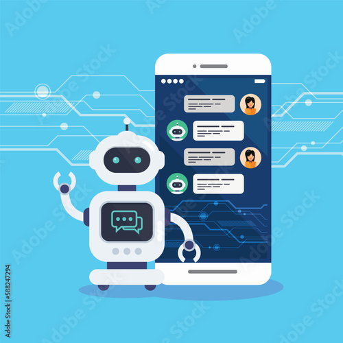 Smart Ai chat bot communicate with human