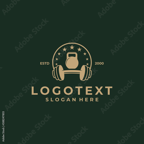 fitness logo design luxury