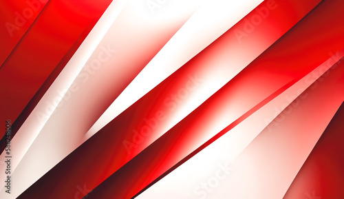 Abstract blurry smooth image of red color, generative AI.