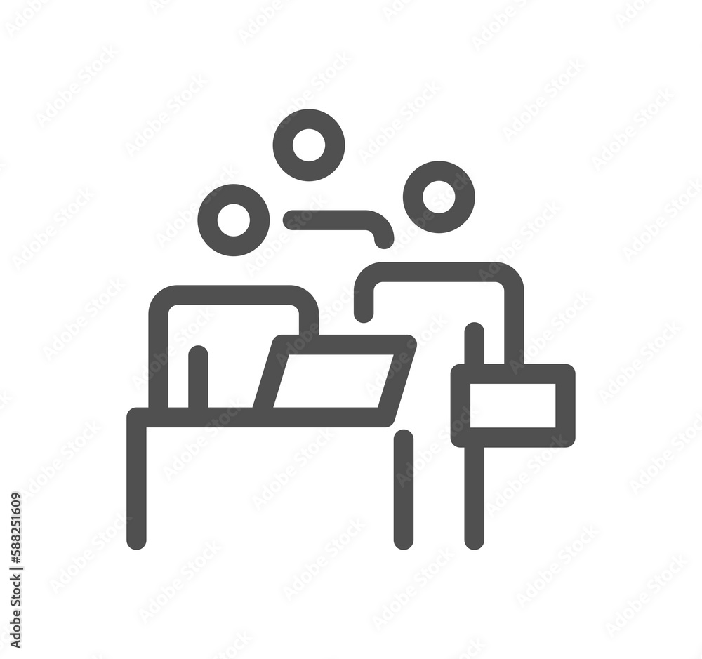 Inspection related icon outline and linear symbol. Inspection related icon outline and linear symbol.