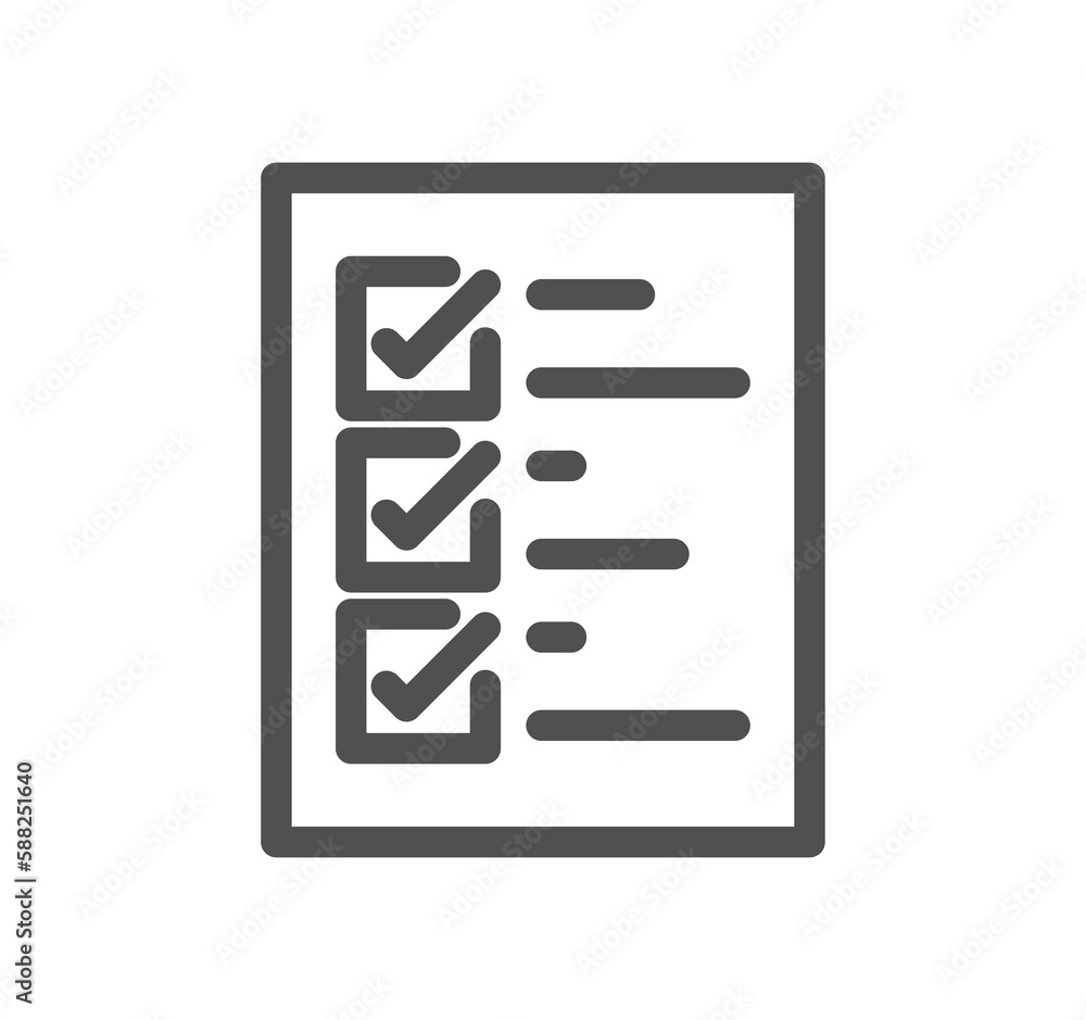 Inspection related icon outline and linear symbol. Inspection related icon outline and linear symbol.