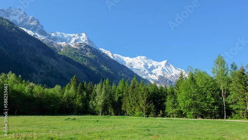Chamonix am Mont Blanc in Frankreich