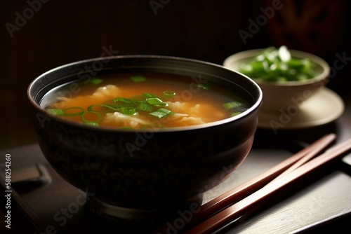 miso soup, Japanese food, Generative AI
