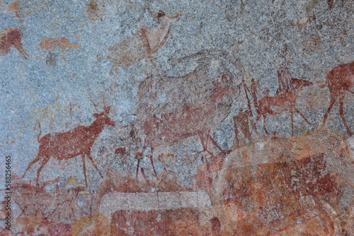 Matobo National Park cave paintings