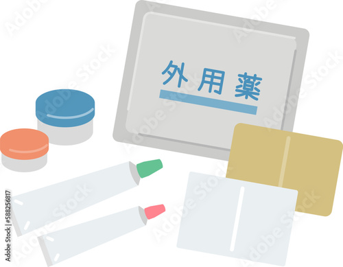 ヘルスケア_外用薬（貼り薬・塗り薬）主線なし