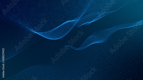Abstract technology wave background concept.