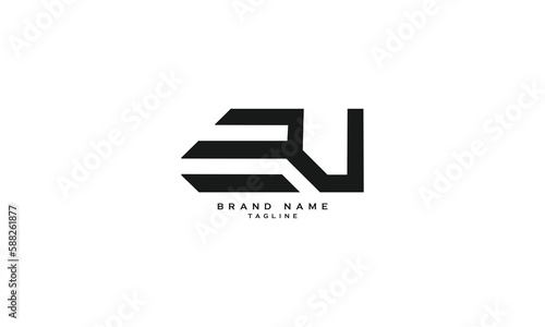EQU, QEU, QU, UQ, QU, UQ, Abstract initial monogram letter alphabet logo design