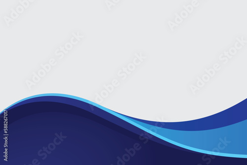 Simple curve background for business with space for text