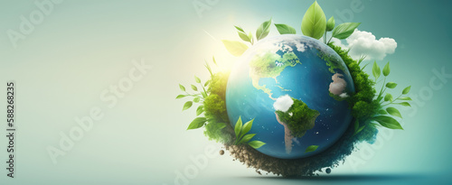 green planet earth , Generative Ai