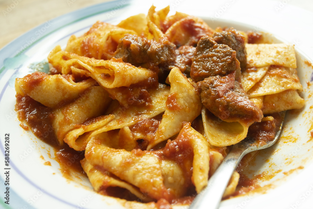 pappardelle with wild boar sauce pappardelle with wild boar sauce