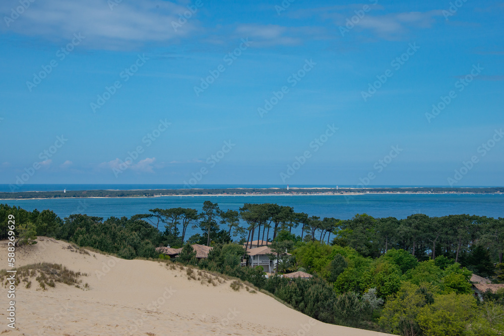 vue de la dune du Pilat