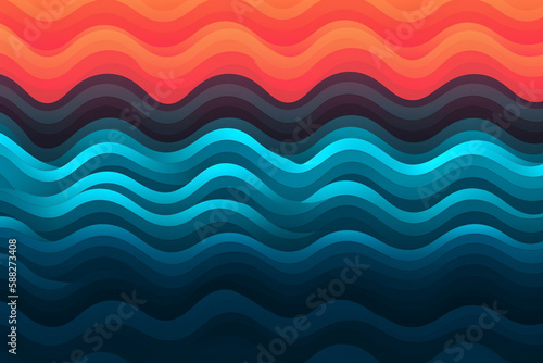 Beautiful colored abstract line shapes wallpaper background design texture pattern. Decorative design decoration. Ai generated