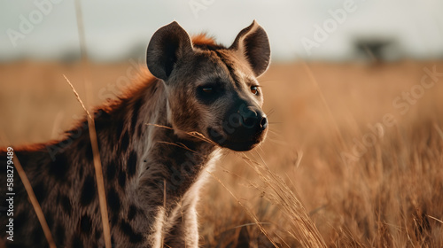 Hyena in the wild. Generative AI