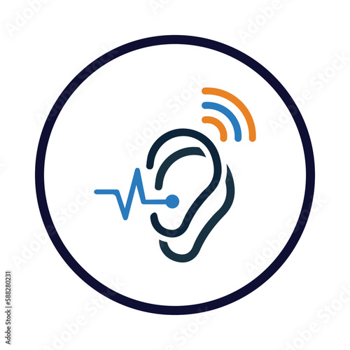 audio, audiology, ear, WIFI, audiology icon
