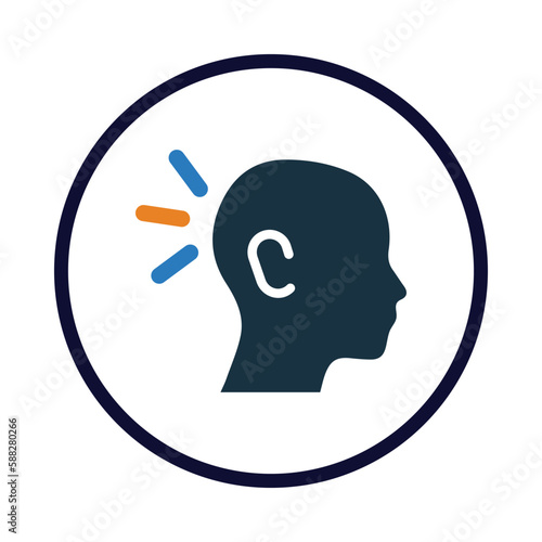 audio, audiology, ear, head, audiology icon
