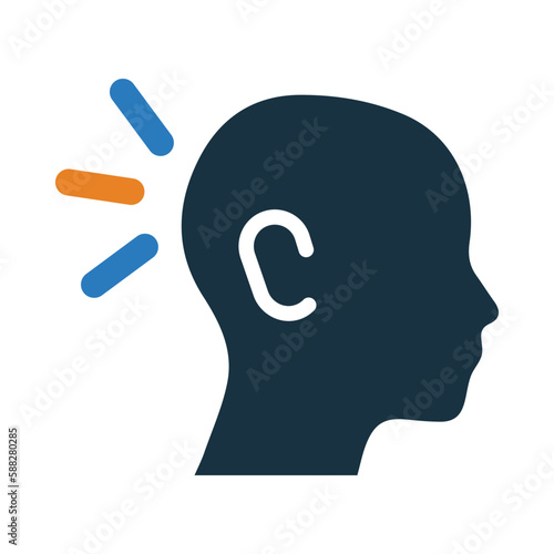 audio, audiology, ear, head, audiology icon
