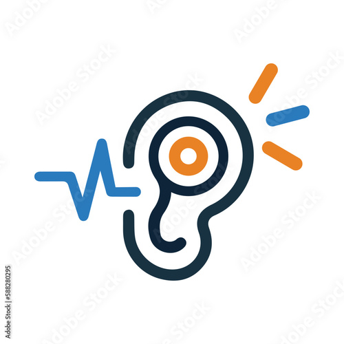 audio, audiology, ear, WIFI, audiology icon