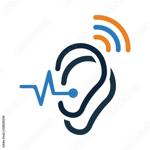 audio, audiology, ear, WIFI, audiology icon