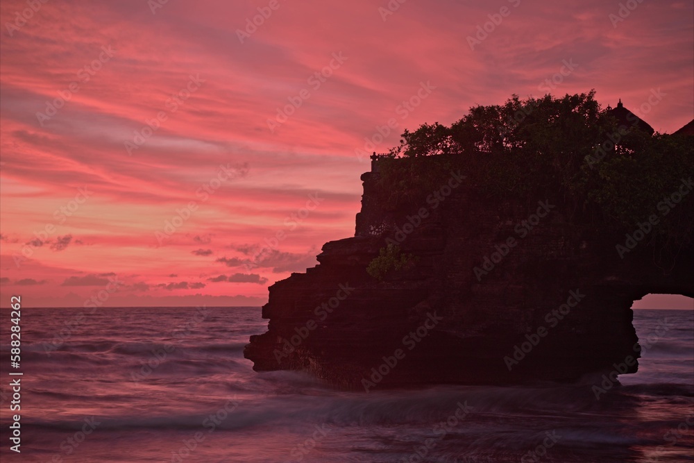 Timelapse mountains in Bali caves on top of a mountain on a tropical beach 4k Timelapse mountains in Bali caves on top of a mountain on a tropical beach 4k