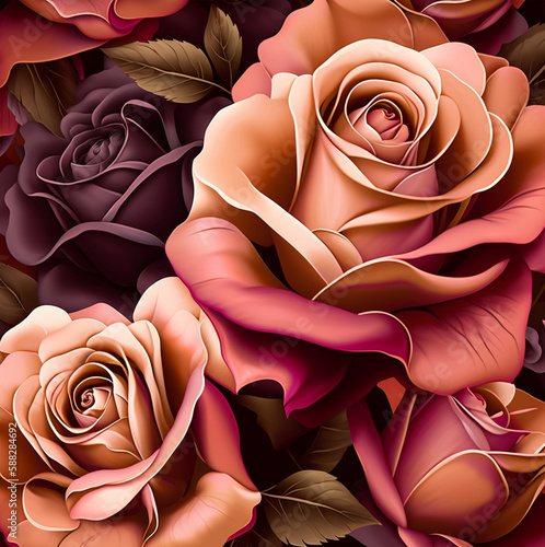 Modern colorful tropical floral pattern. Cute botanical abstract contemporary seamless pattern. Flower background