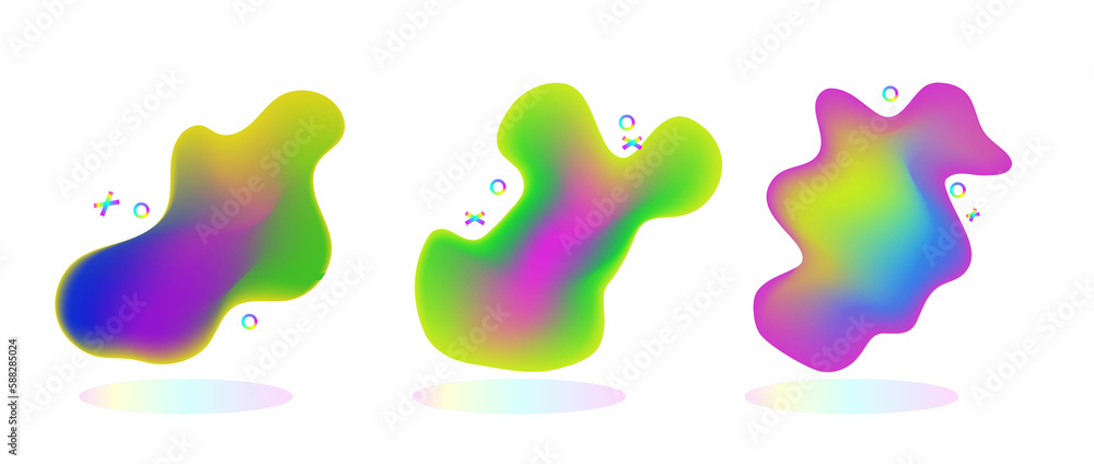 Abstract fluid iridescent holographic neon curved wave in motion colorful background 3d render. Gradient design element for backgrounds, banners, wallpapers, posters and covers. Abstract fluid iridescent holographic neon curved wave in motion colorful background 3d render. Gradient design element for backgrounds, banners, wallpapers, posters and covers.
