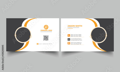 Creative and Clean Business Card (ID: 588288841)