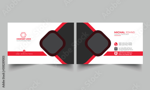 Creative and Clean Business Card (ID: 588289003)